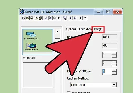 تبدیل فیلم به گیف با نرم افزار Microsoft GIF Animator
