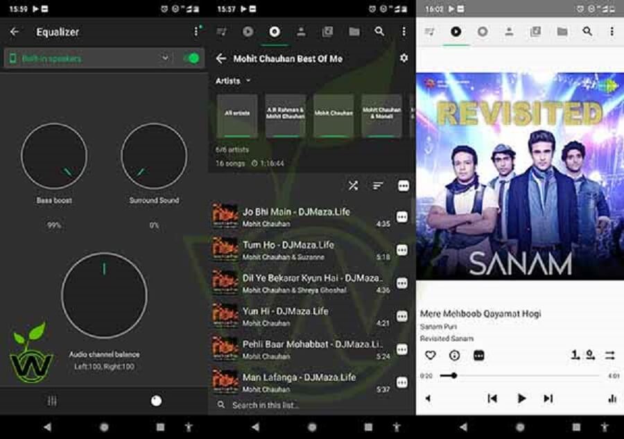 10تا از بهترین برنامه موزیک پلیر اندروید : Musicolet