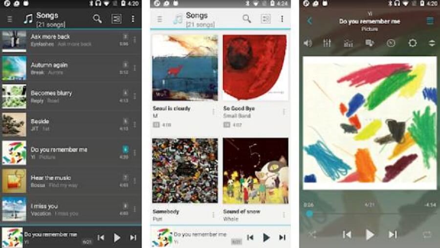10تا از بهترین برنامه موزیک پلیر اندروید : jetAudio HD
