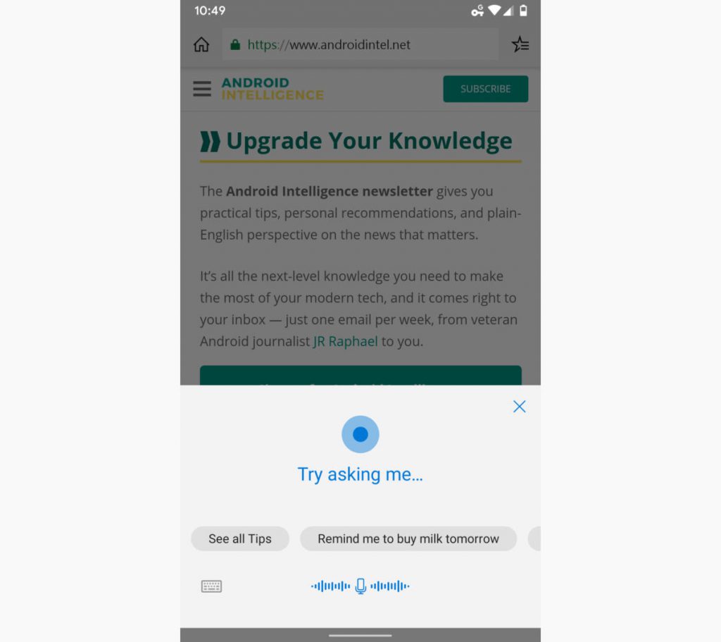 استفاده از Cortana روی گوشی اندروید