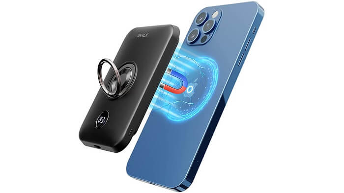 بهترین پاور بانک بی سیم؛ 4. iWALK Magnetic Wireless Power Bank